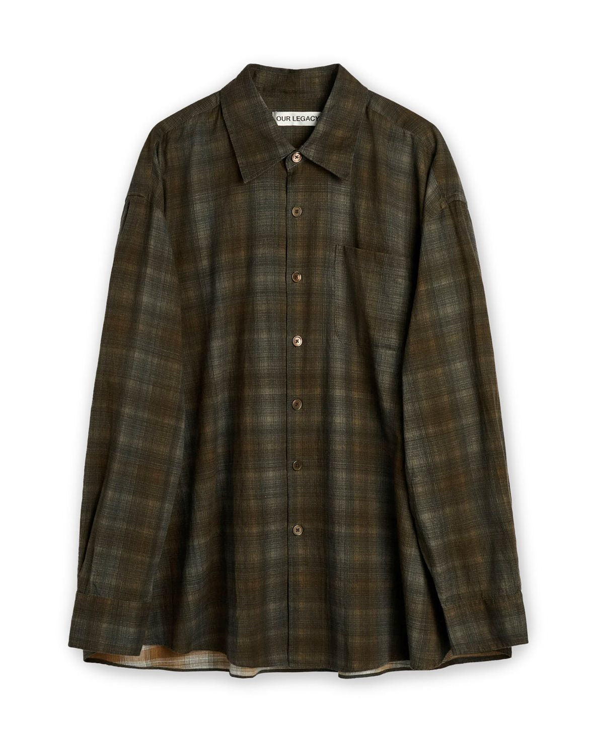 Borrowed Shirt More Check Print