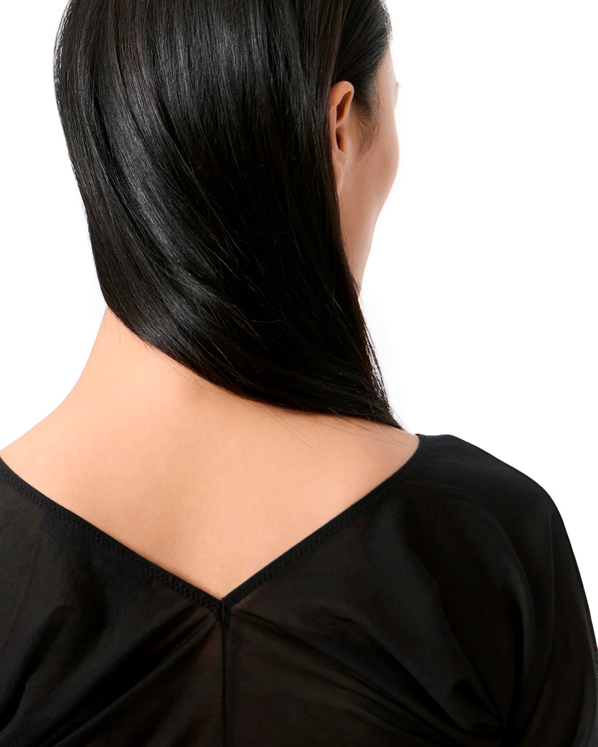 Cheer V Neck Black Stocking Jersey