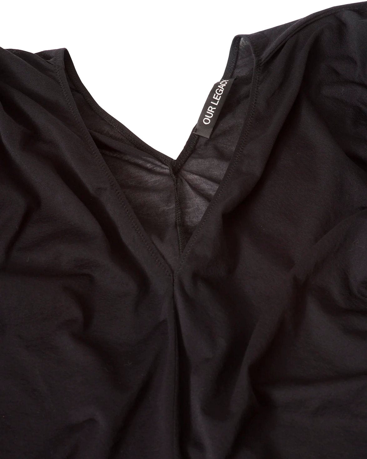 Cheer V Neck Black Stocking Jersey