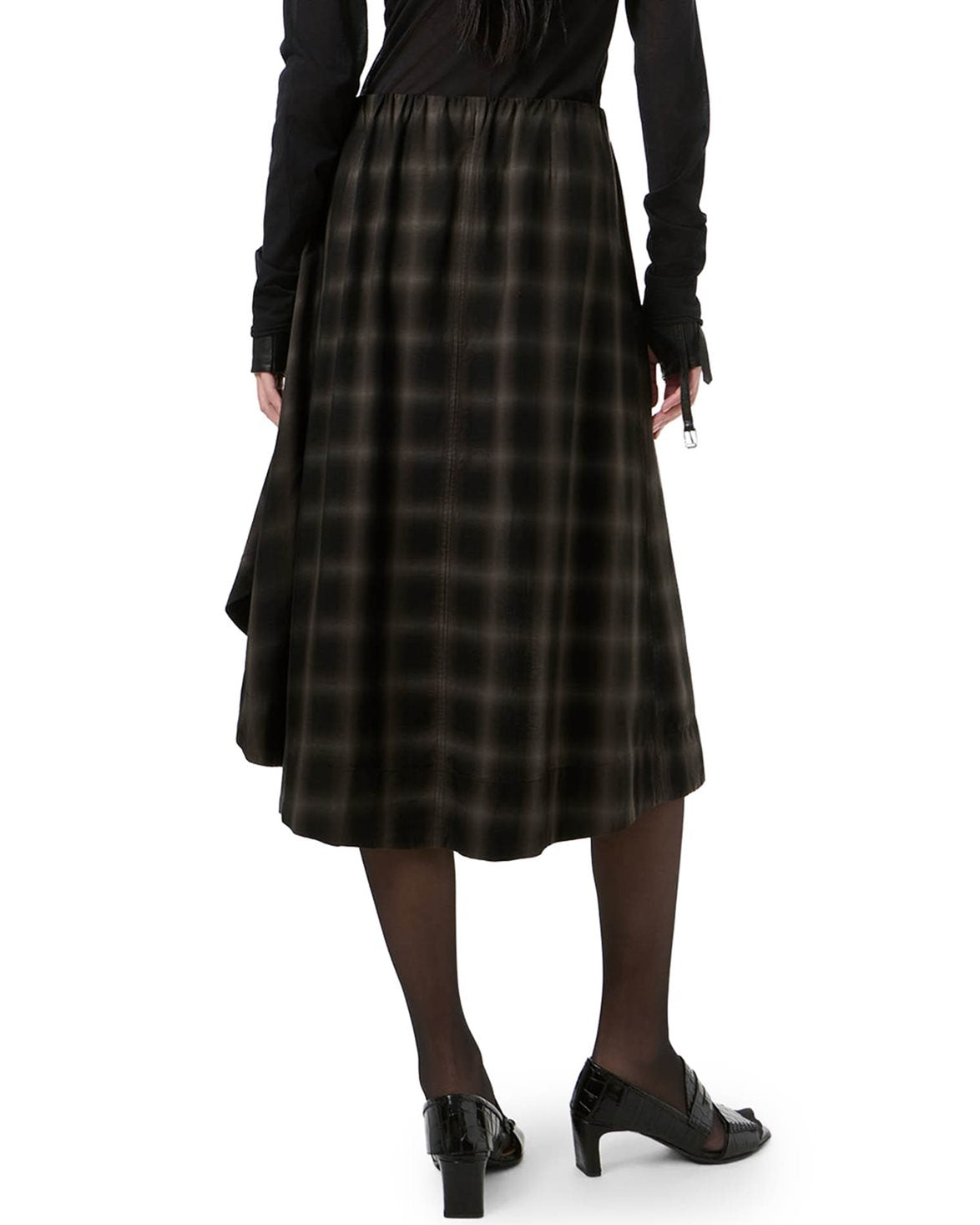 Fan Skirt El Paso Check Saloon Tencel