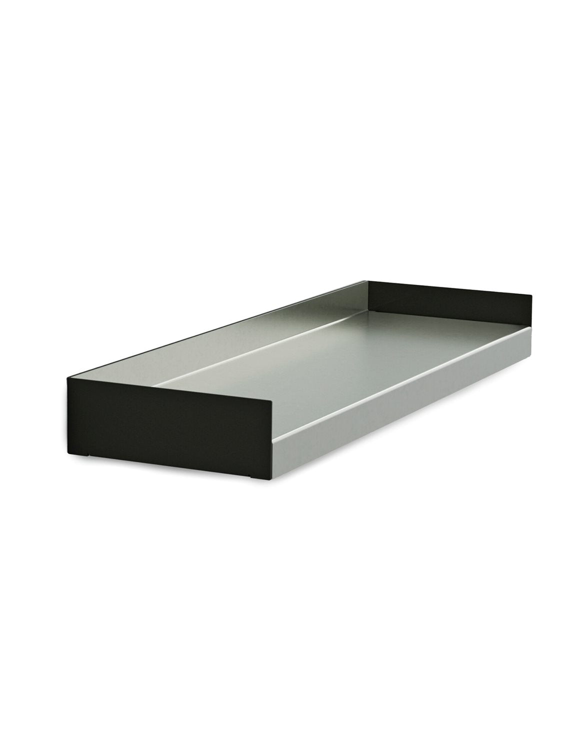 Kompakt Shelf Black Gloss/Raw Aluminum