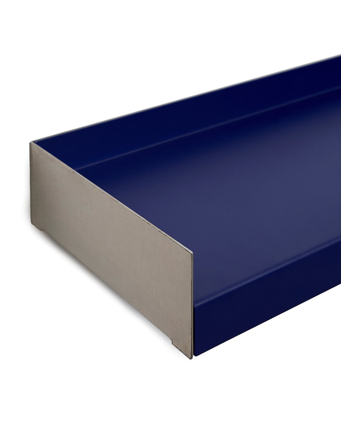 Kompakt Shelf Raw Aluminum/Ultra Marine Blue