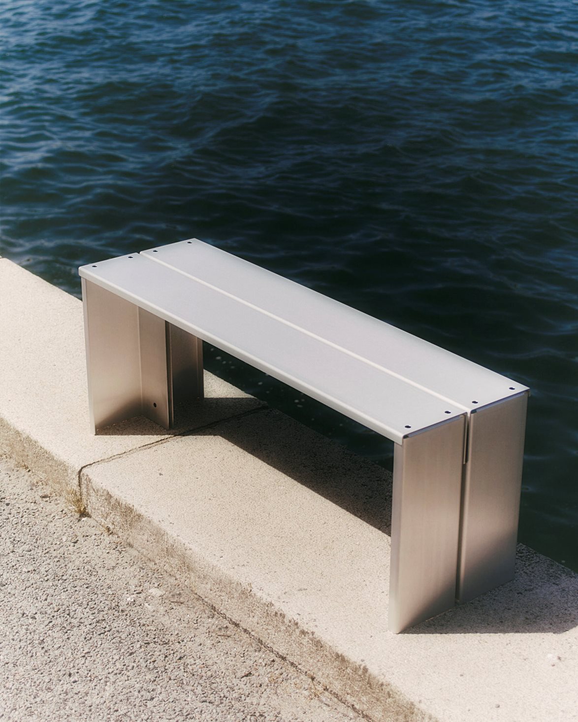 Re-Work Bench Brushed Aluminium