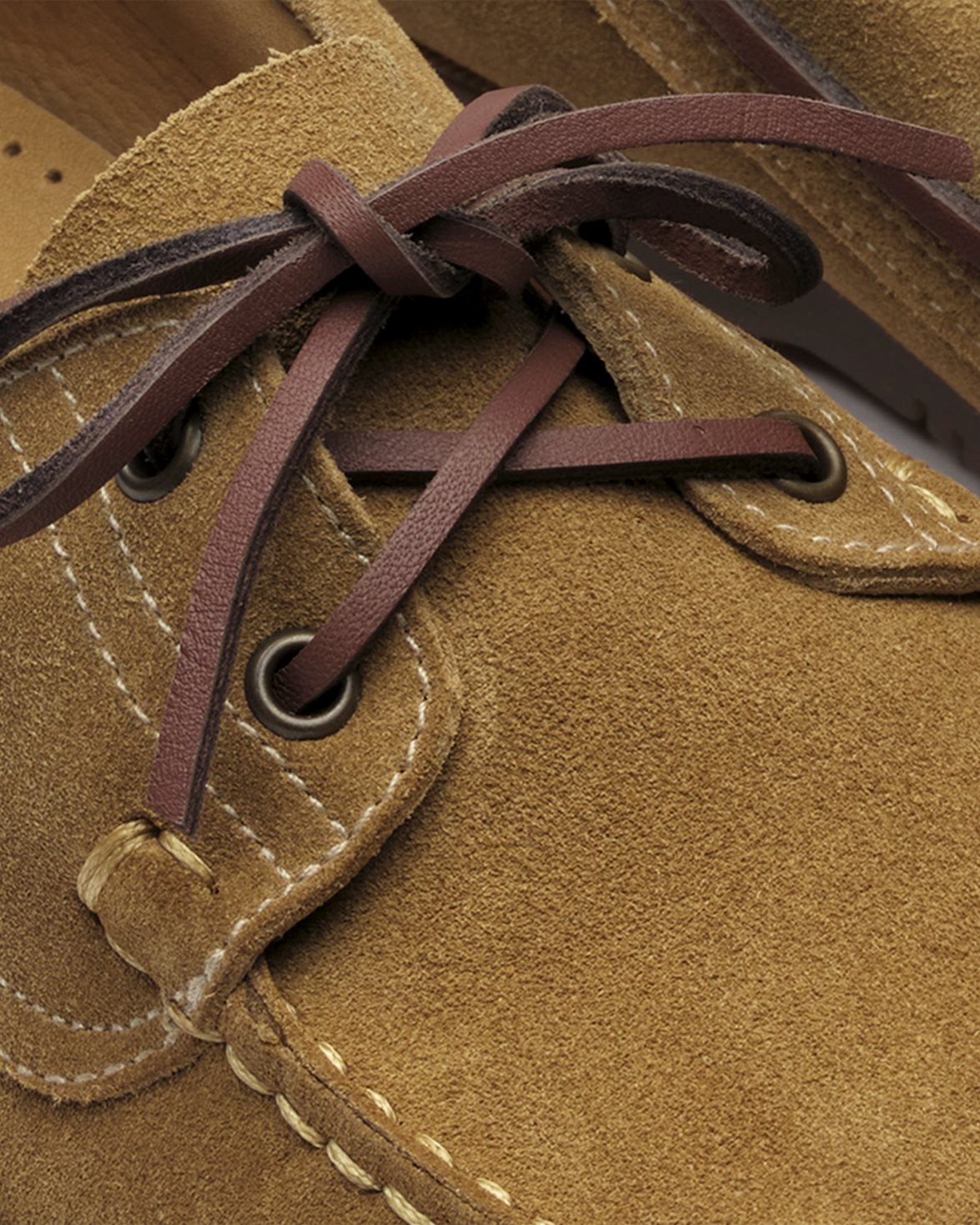 Barth Boat Shoes W Fauve Suede