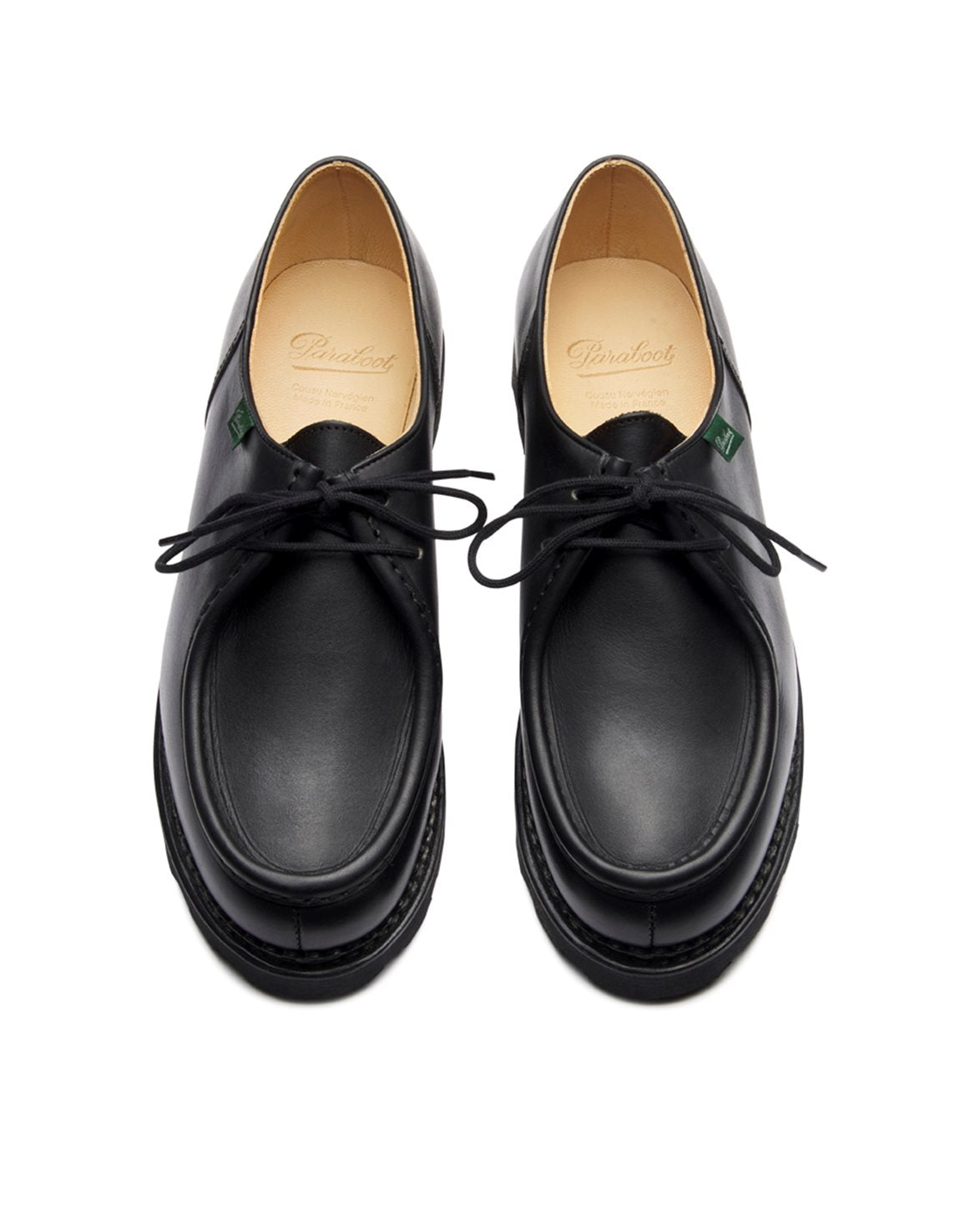 Michael Derby Shoes M Black Leather