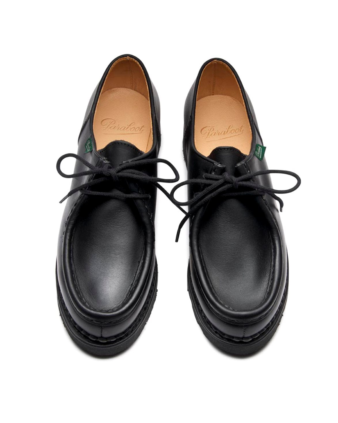 Michael Derby Shoes W Black Leather
