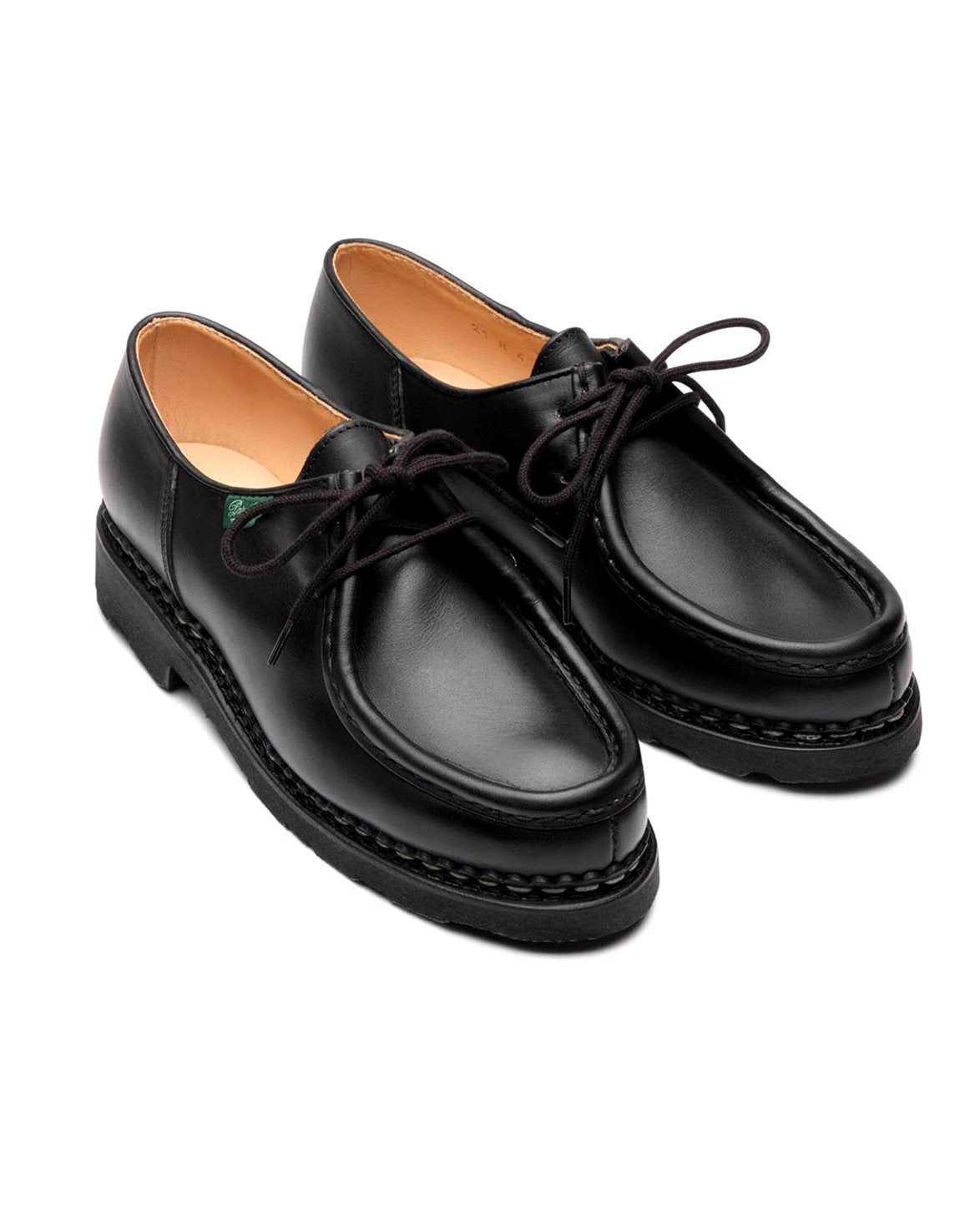 Michael Derby Shoes W Black Leather