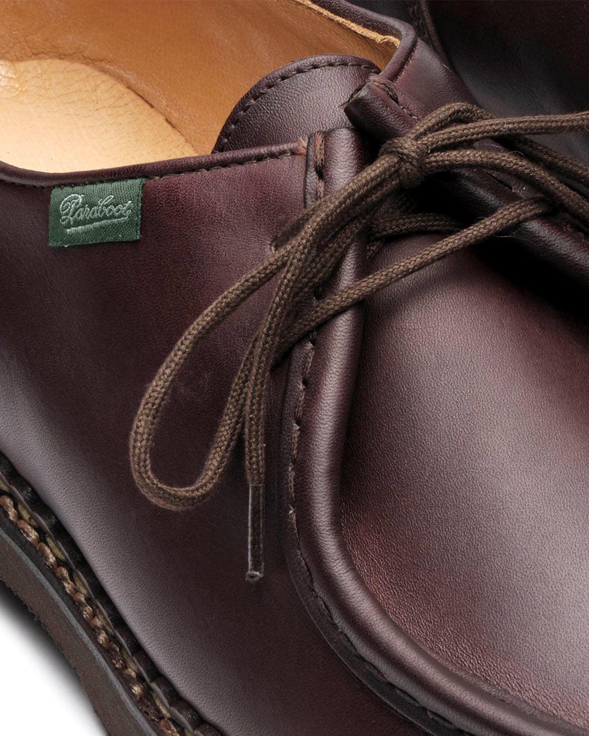Michael Derby Shoes W Cafe Leather