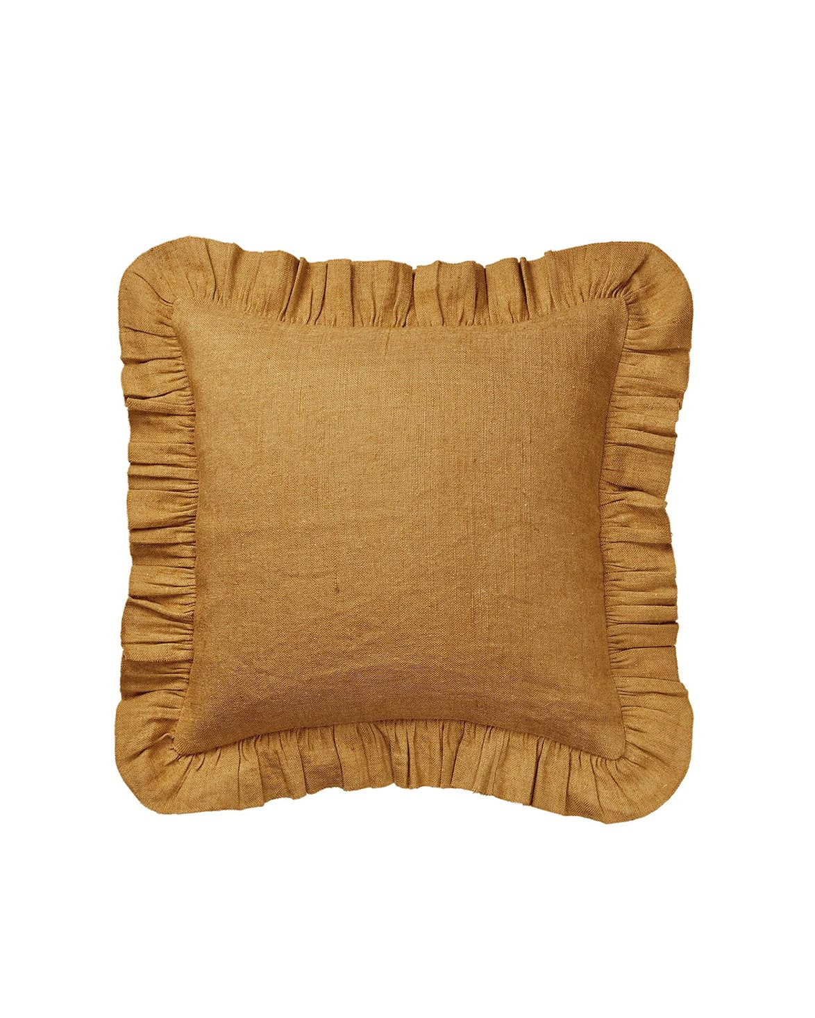 Clover Cushion Cover 50X50 Dark Ochre