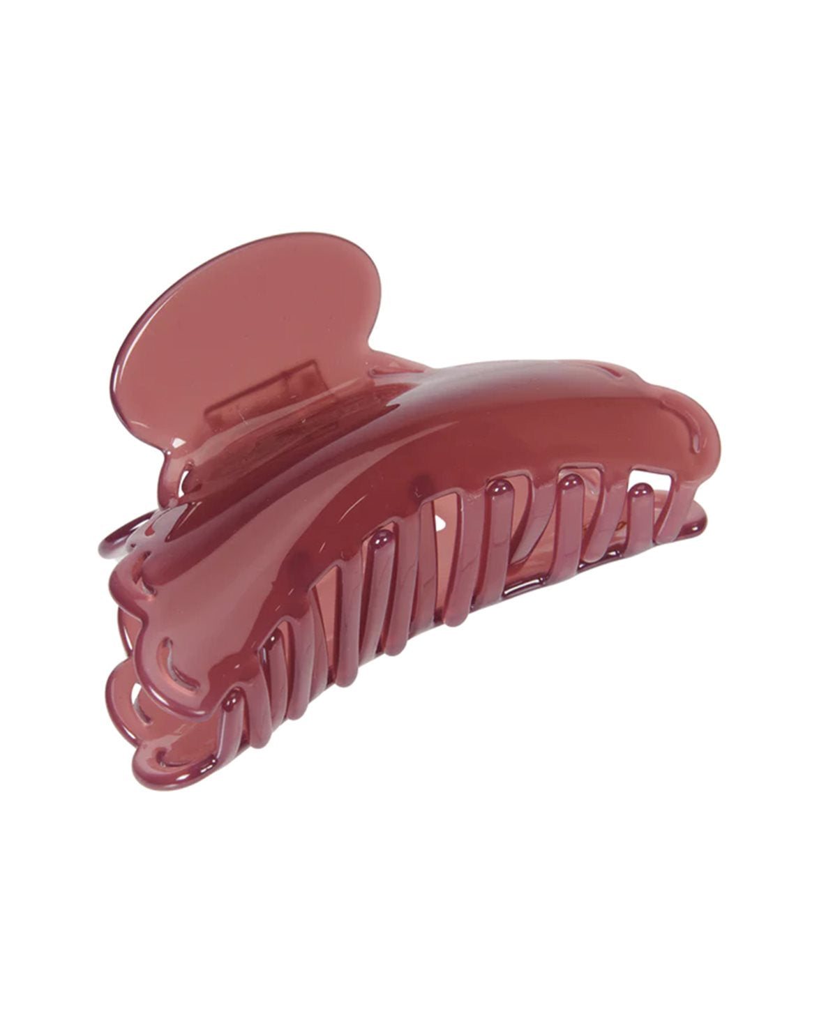 Giant Elly Hair Claw Old Rose