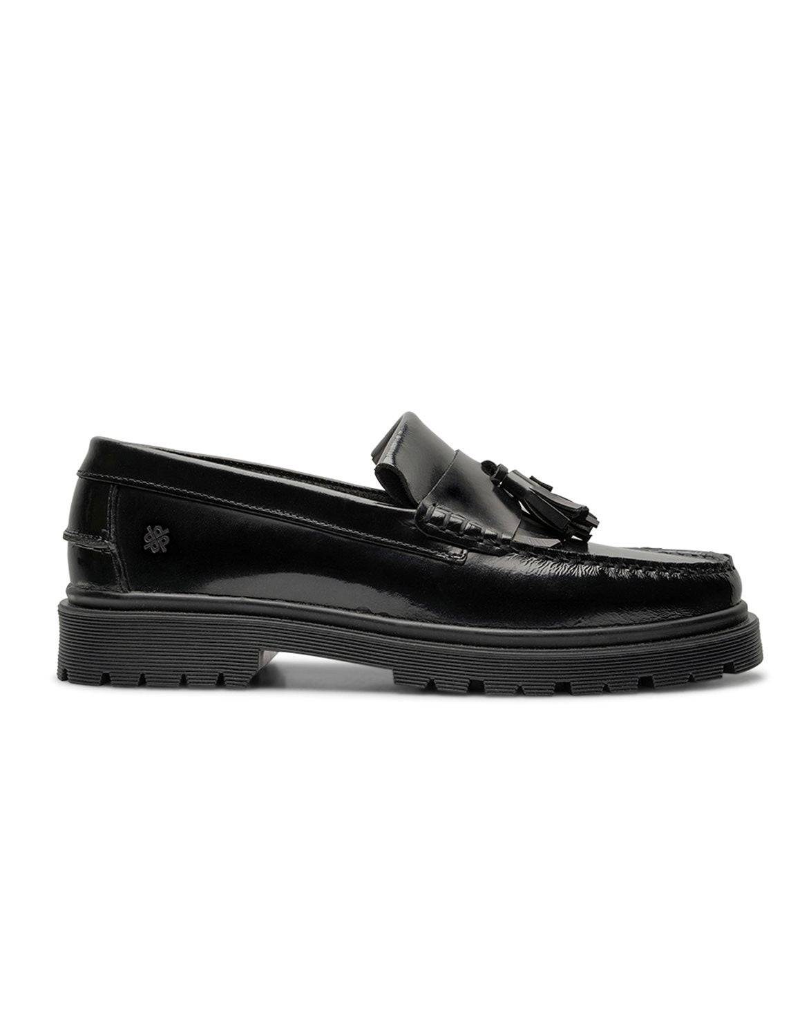 Florida Tassel Loafers Black Polido