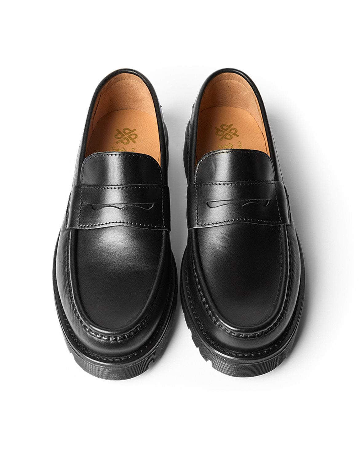 Kansas Loafers Black Leather