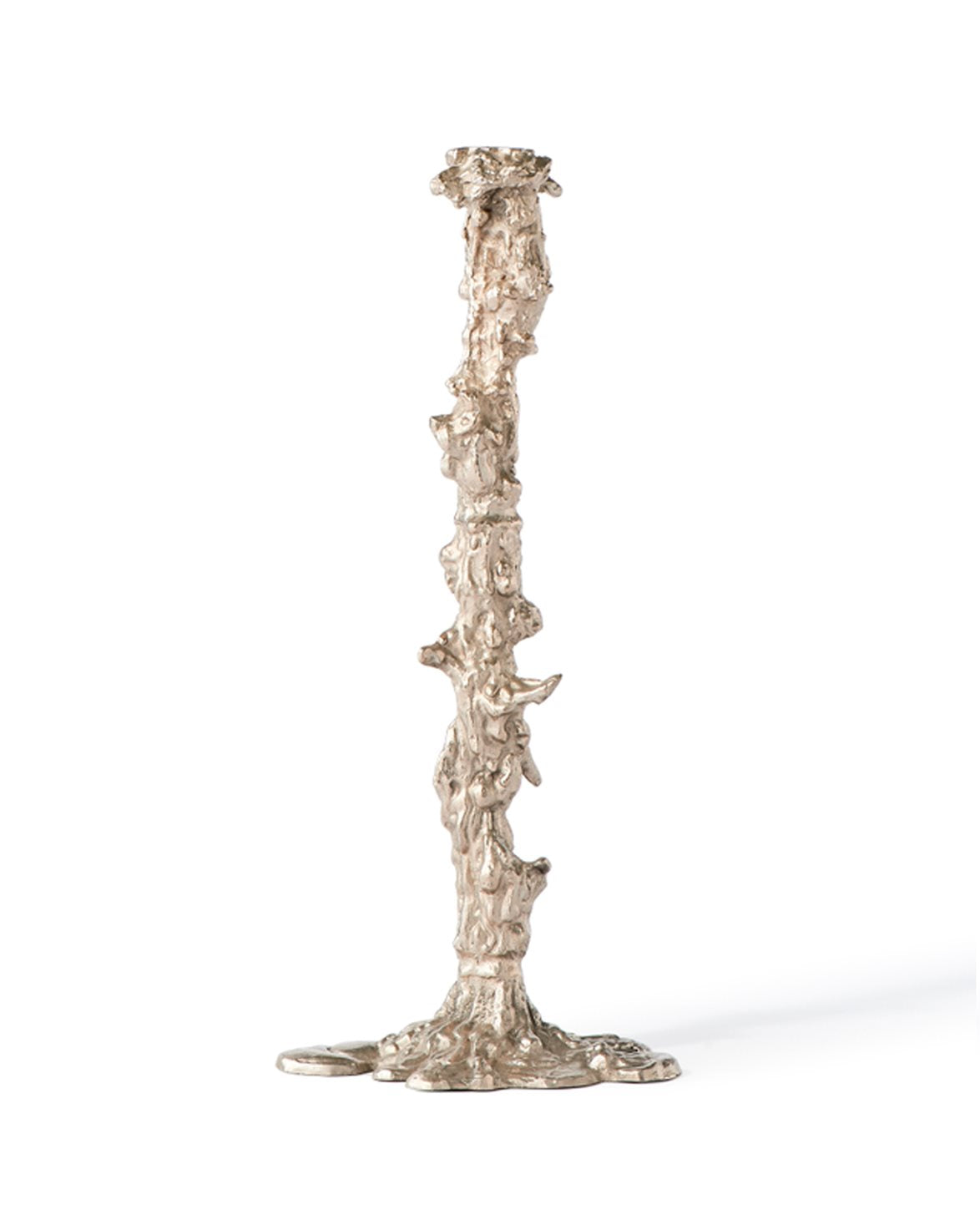 Drip Candle Holder XXL Silver