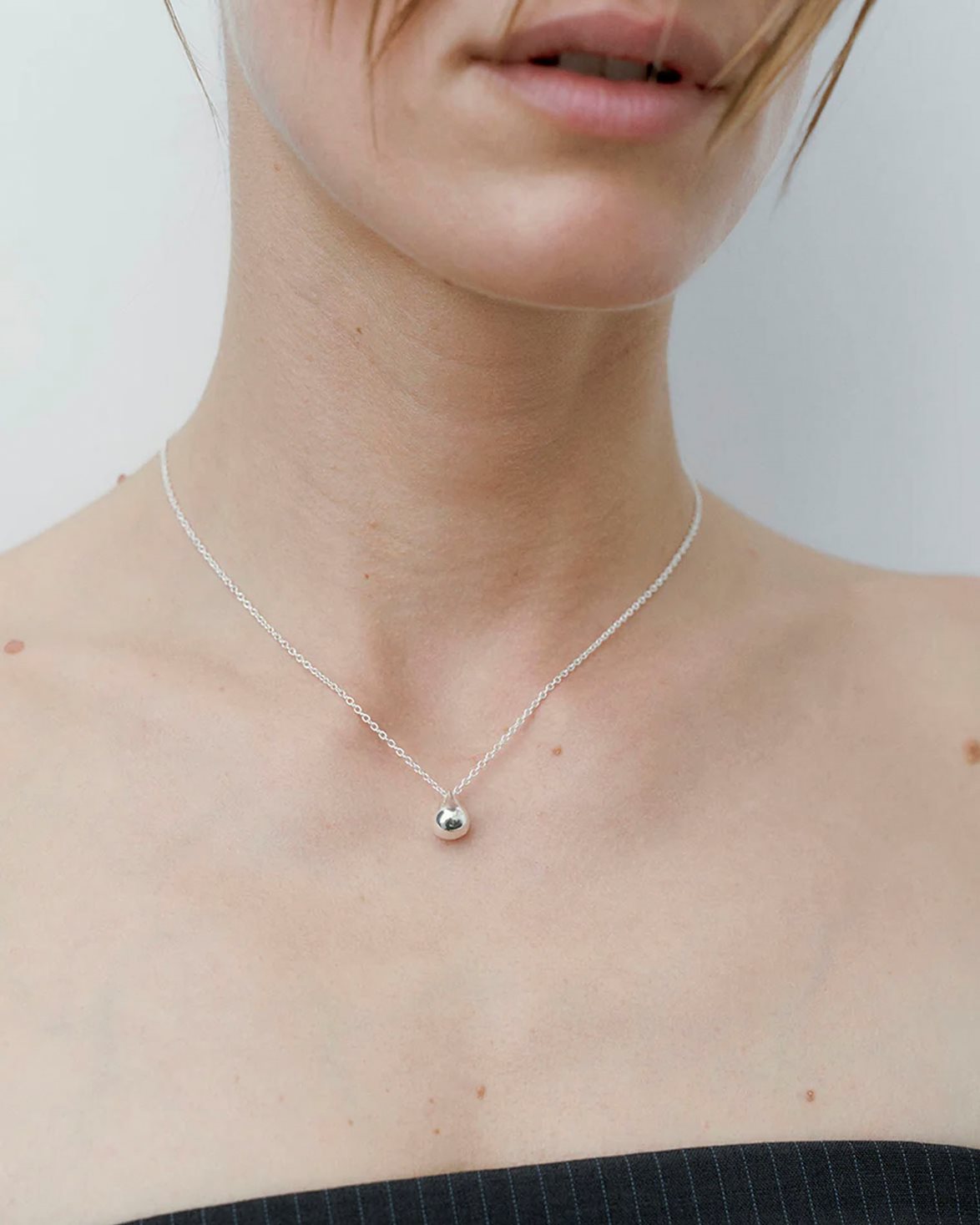 Datura Necklace Silver