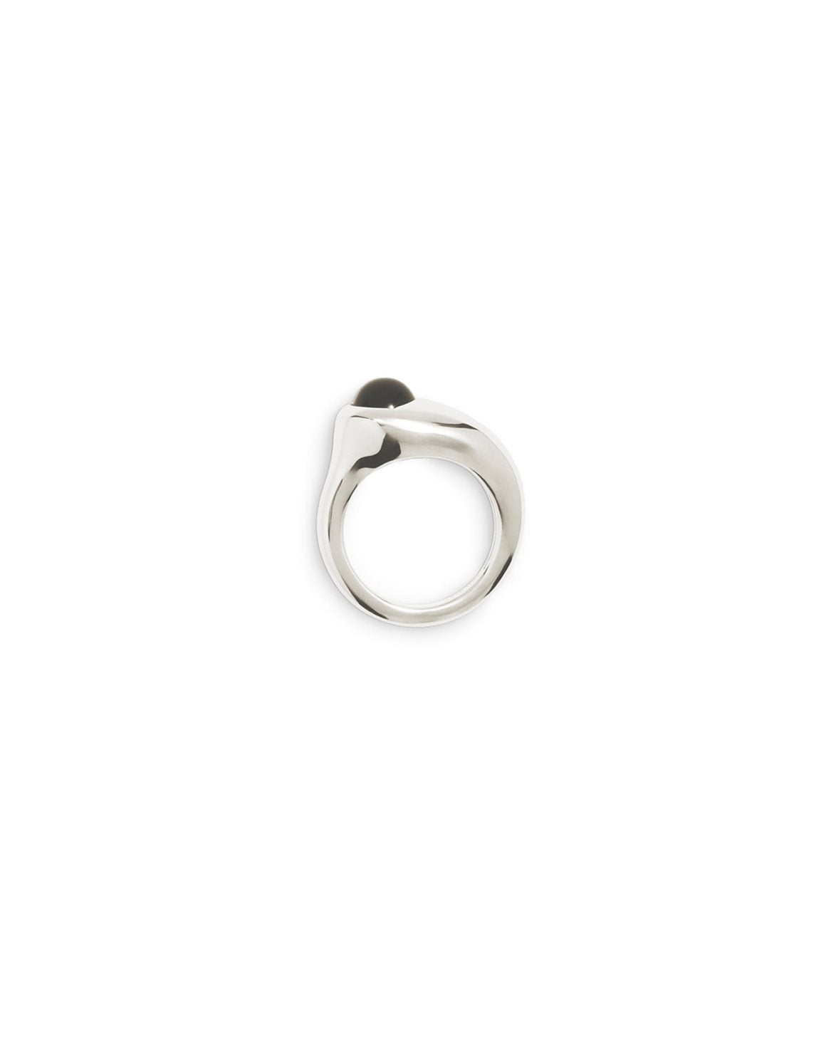 Dualism Black Onyx Ring Silver