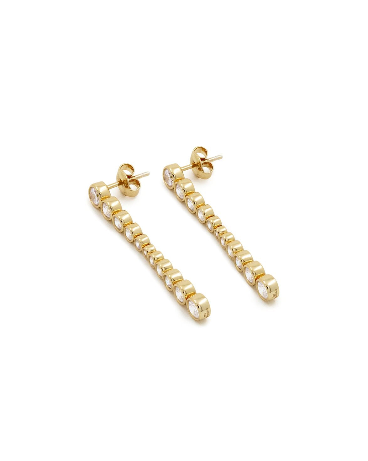 Oda Long Earrings Gold