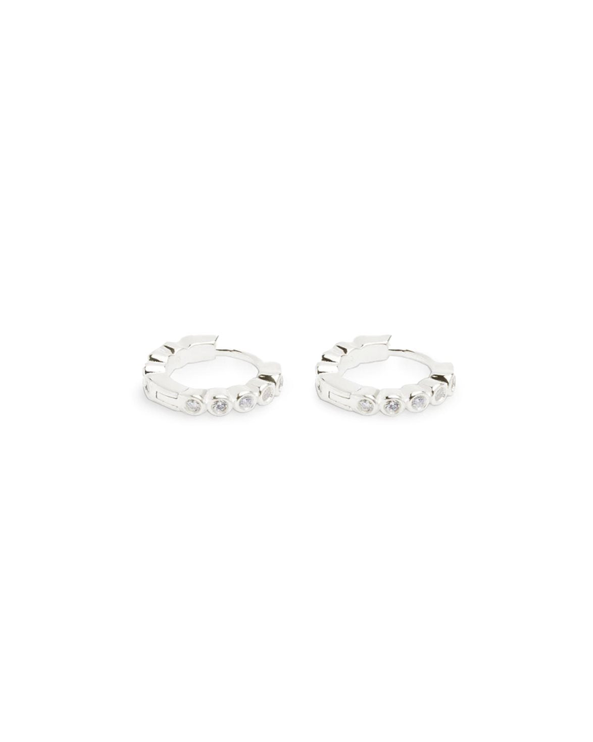 Oda Mini Hoops Silver