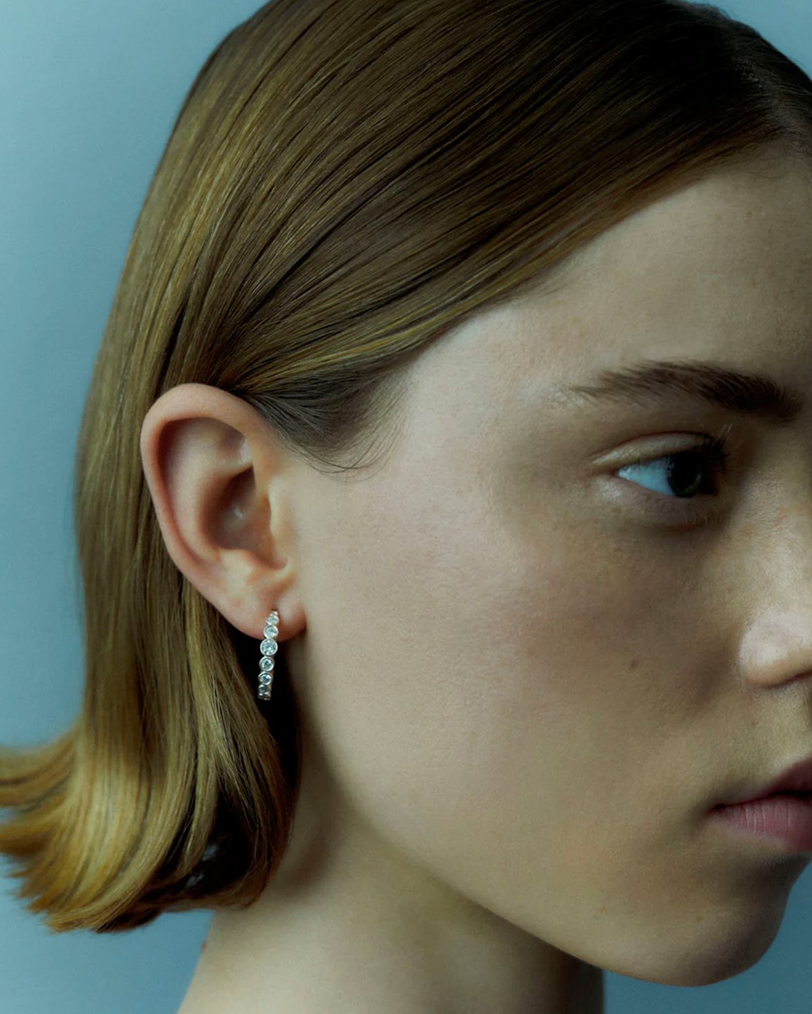 Ottilia Hoops Silver