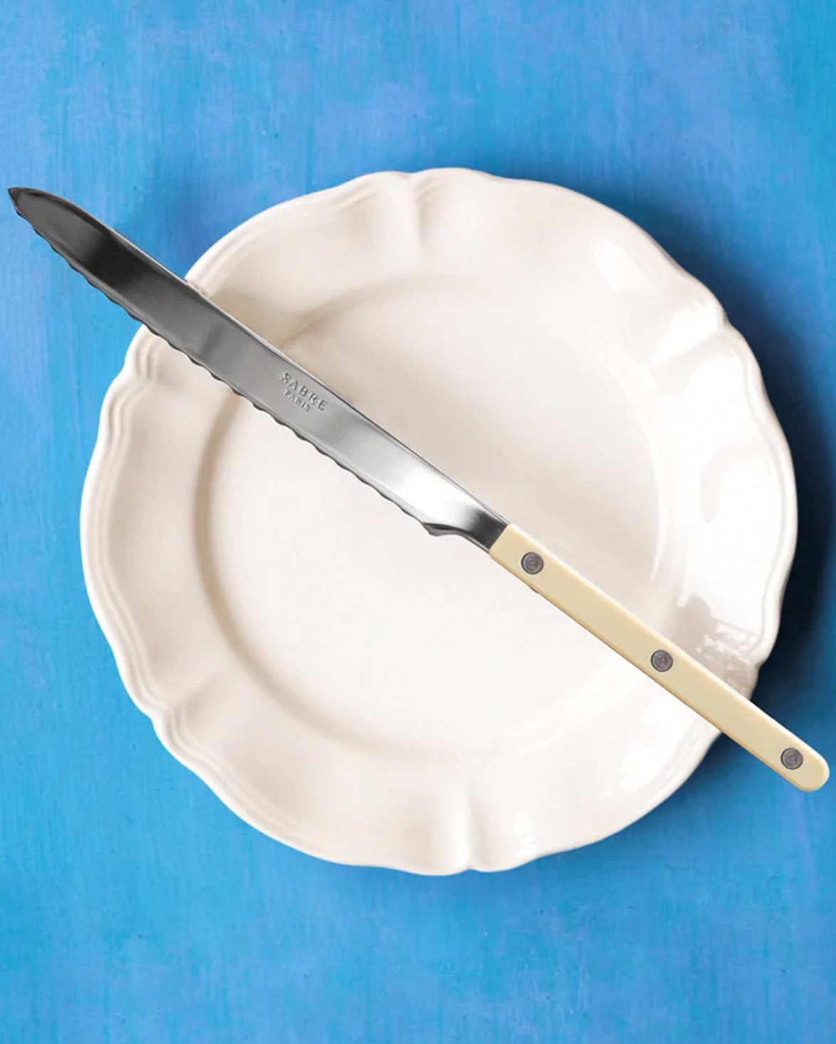 Bistro Bread Knife Ivory