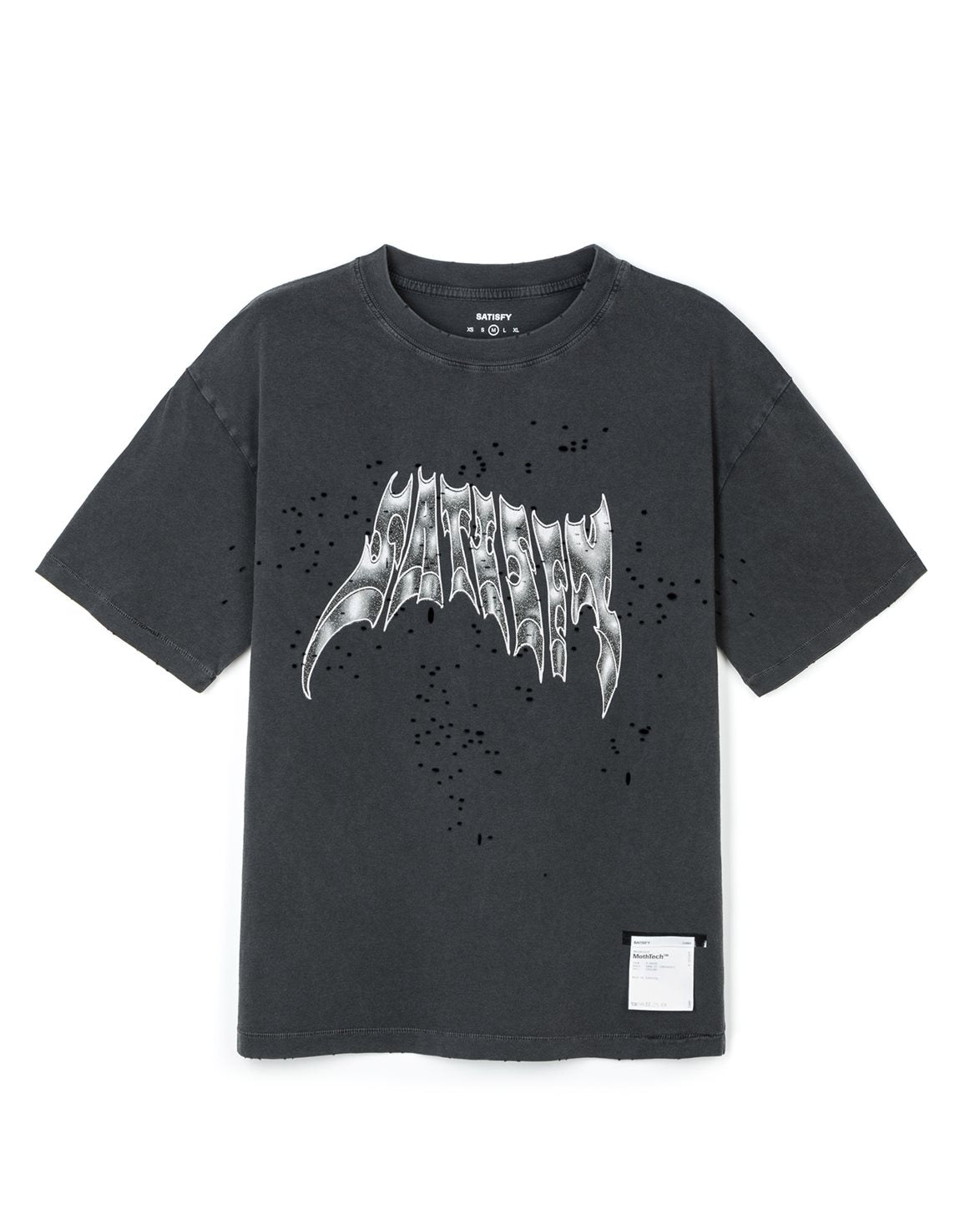 Mothtech T-Shirt Aged Black AirBrush Glitt