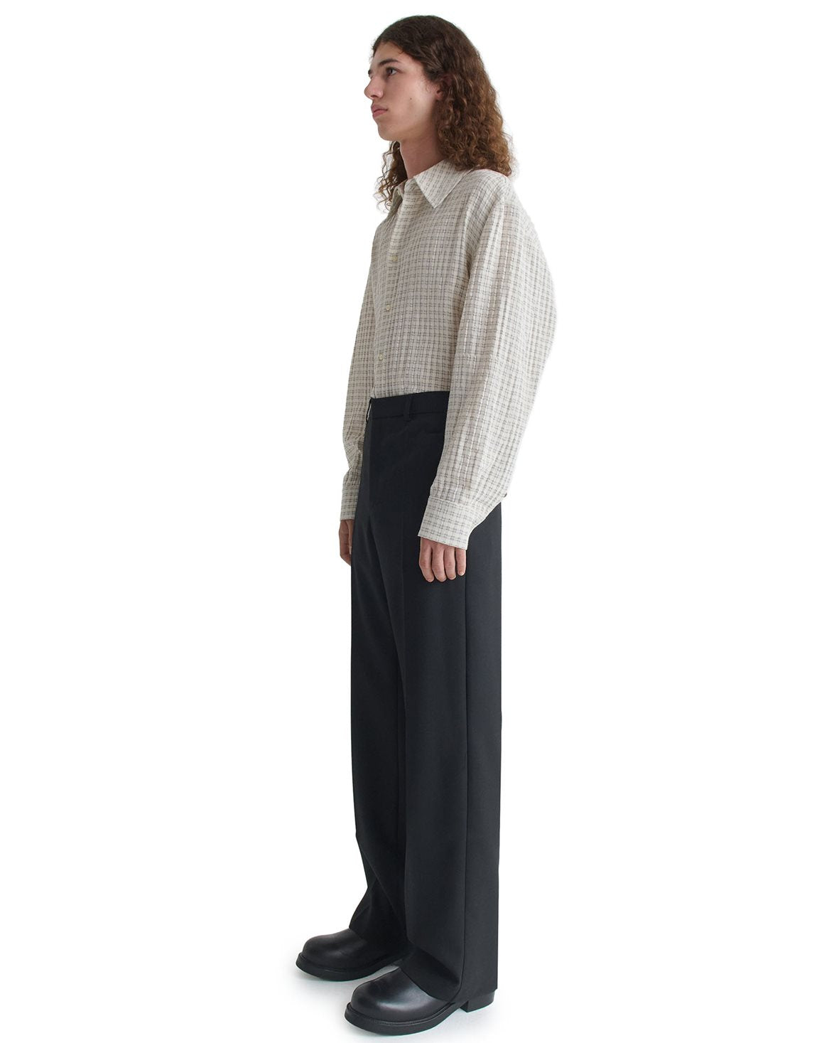 Jeon Trouser Fine Black Wool