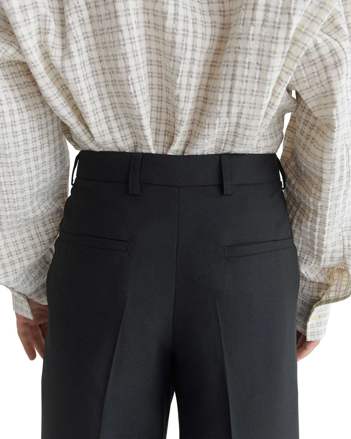 Jeon Trouser Fine Black Wool