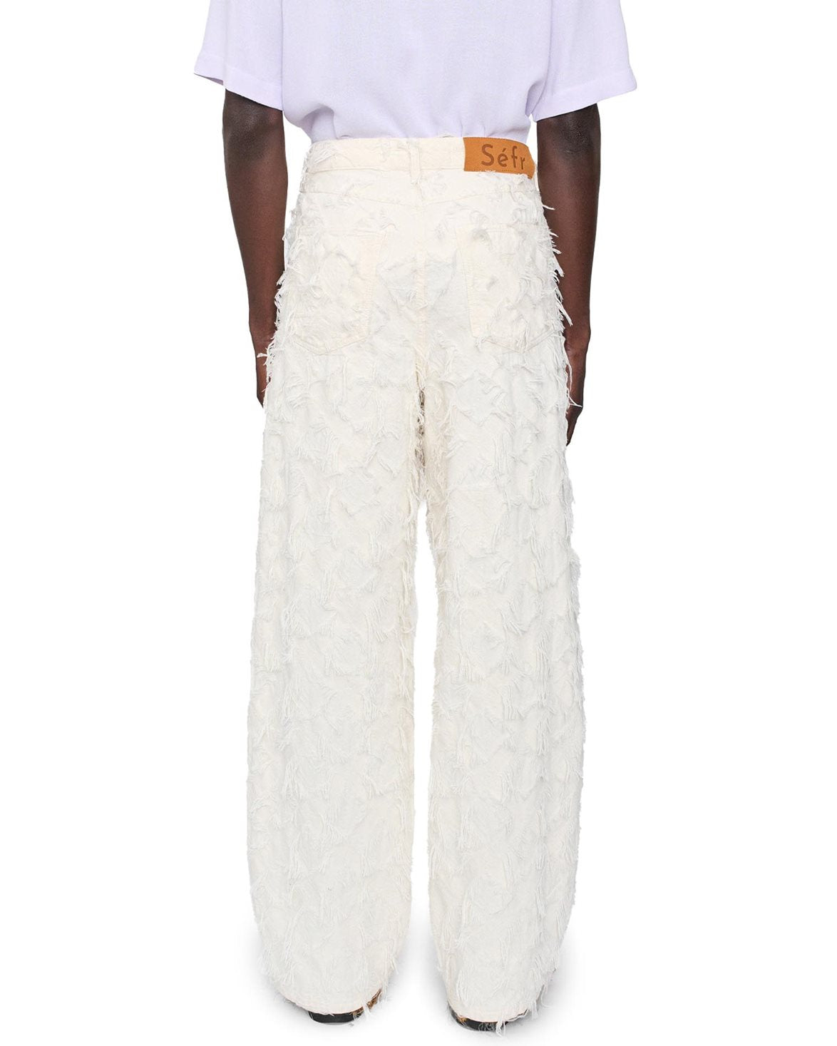 Nikos Jeans White Twill