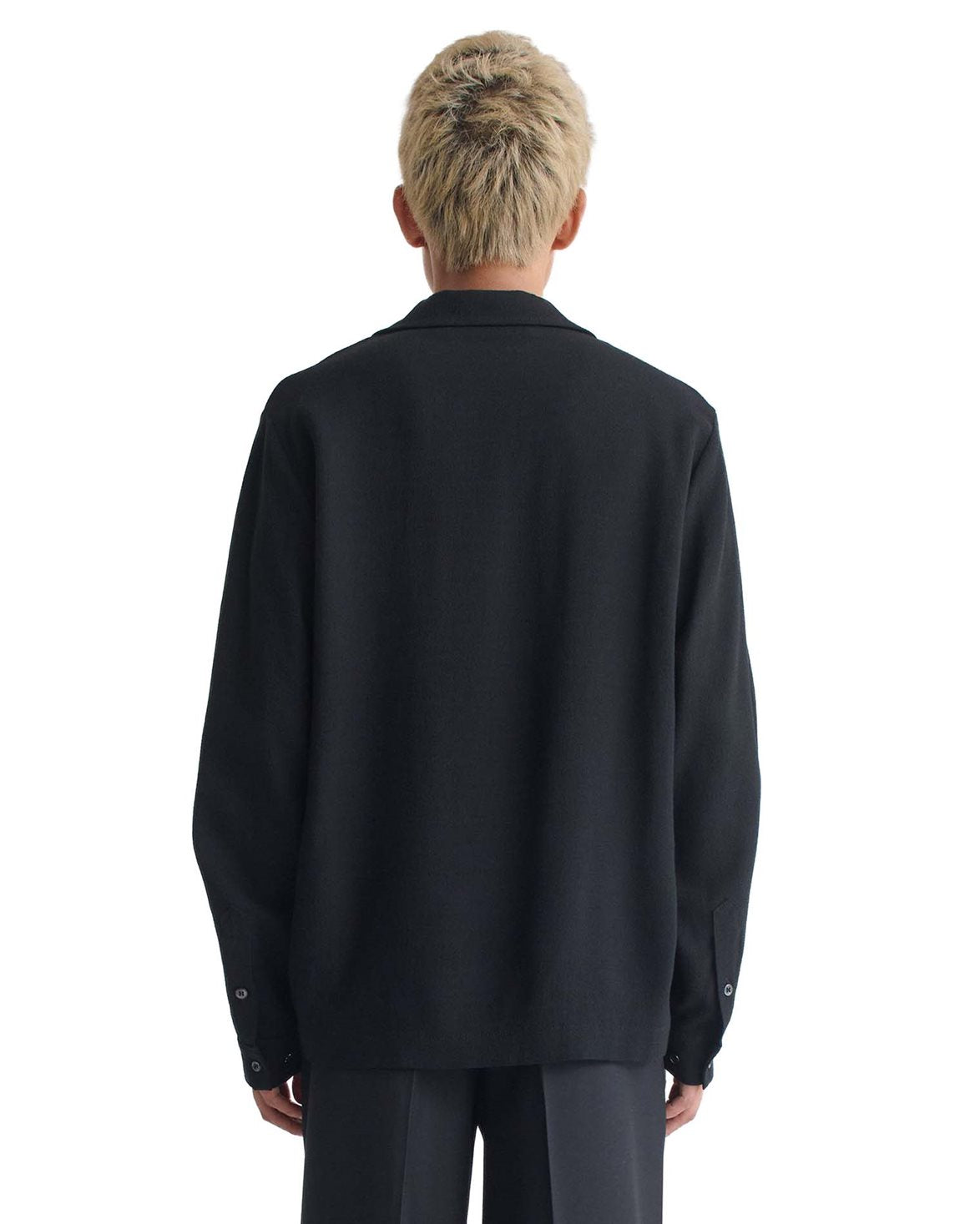 Sense Shirt Black Crepe