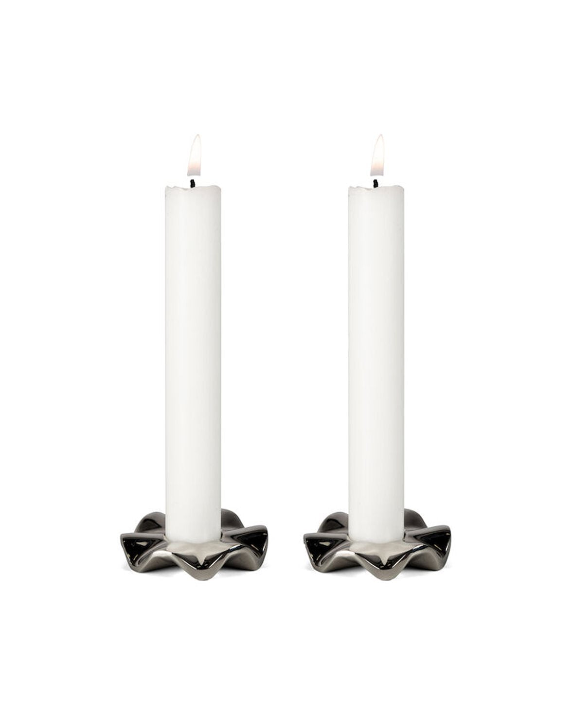 Signe Candle Holder 2-Pack Silver