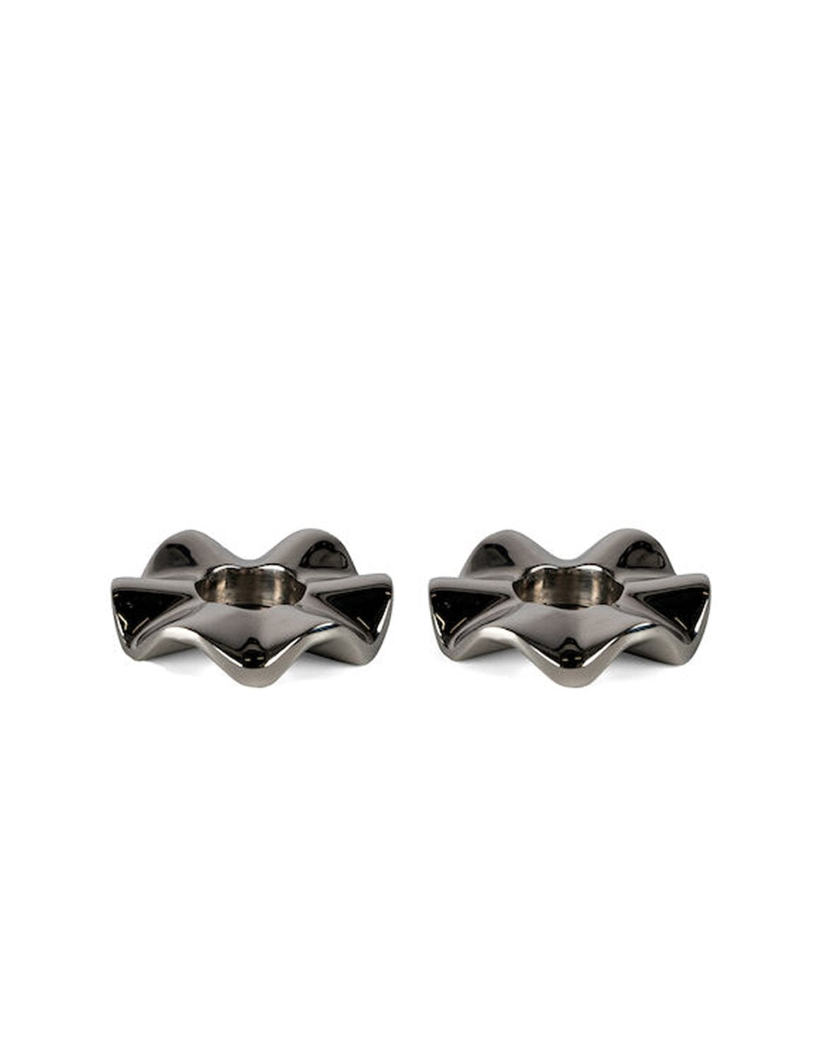 Signe Candle Holder 2-Pack Silver