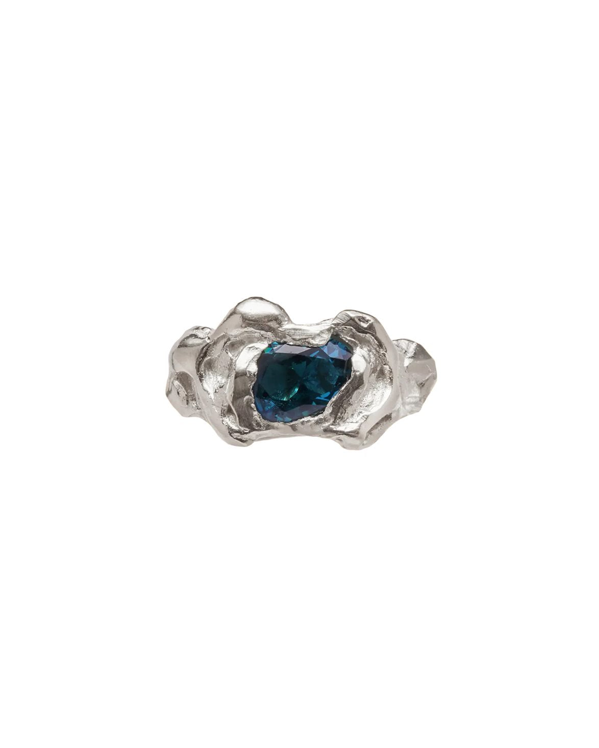 Ola Ring Blue Silver