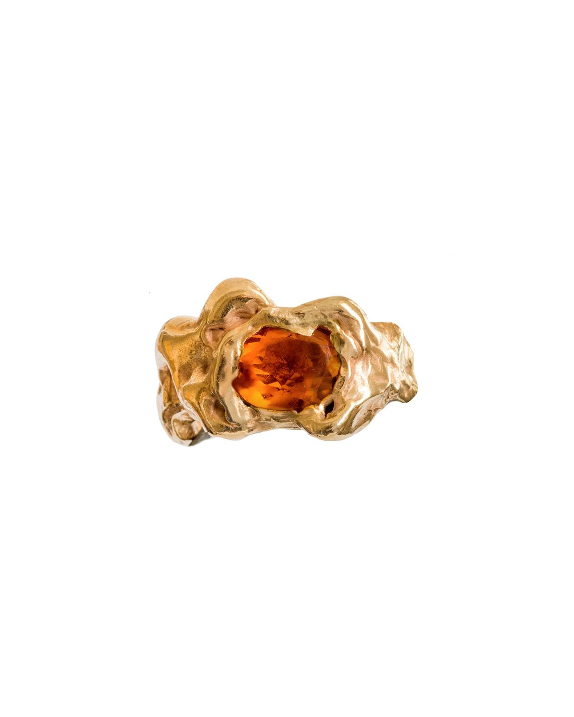 Ola Ring Orange Gold