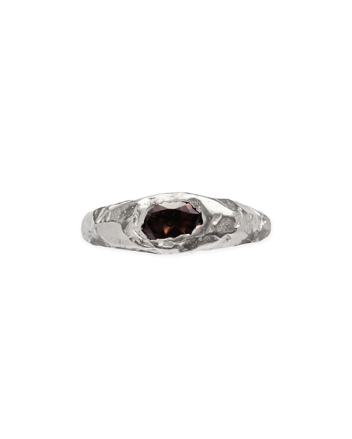 Polo Ring Brown Silver