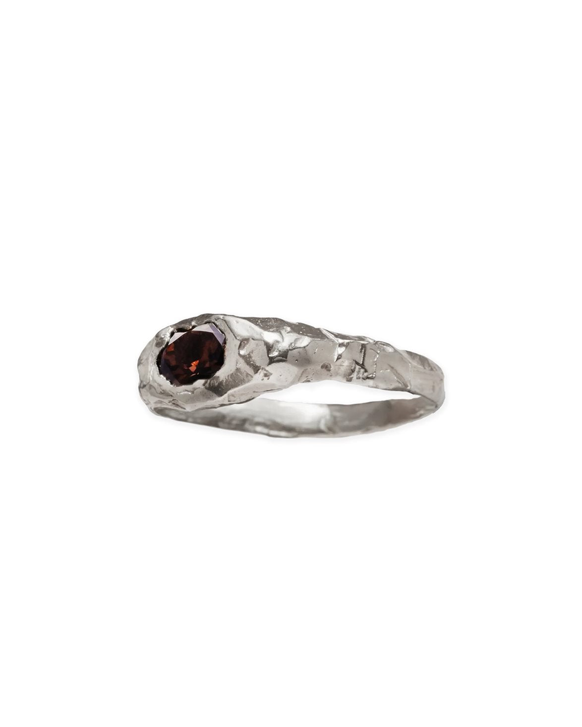 Polo Ring Brown Silver