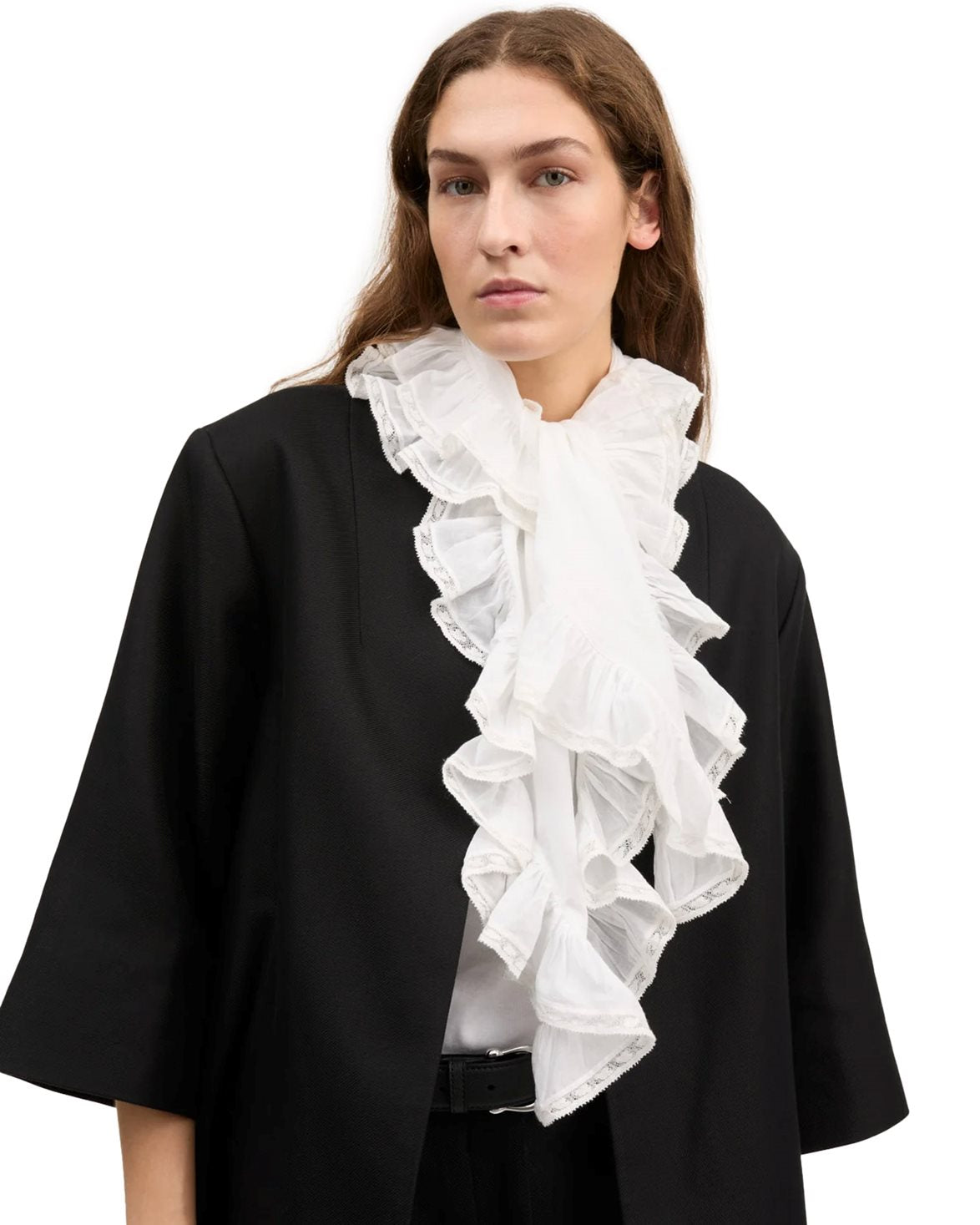 Beatrice Scarf White