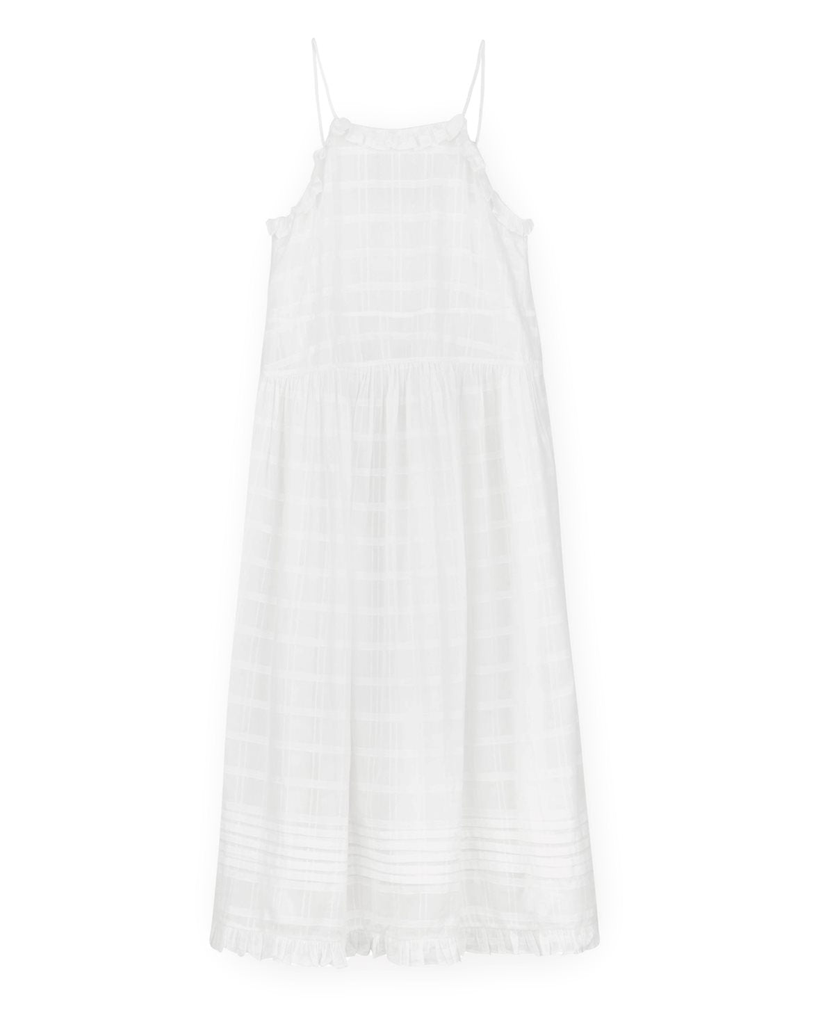 Fiore Strap Dress Optic White
