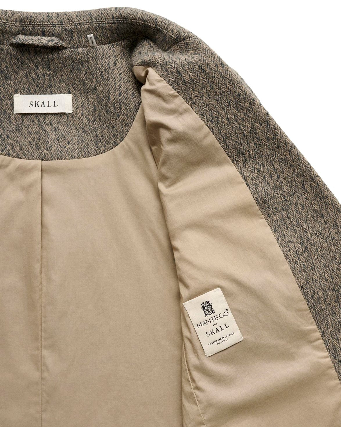 Joan Blazer Brown/Grey Herringbone