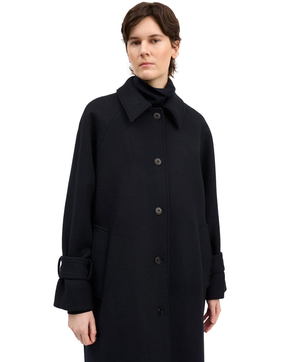 Macy Coat Dark Navy