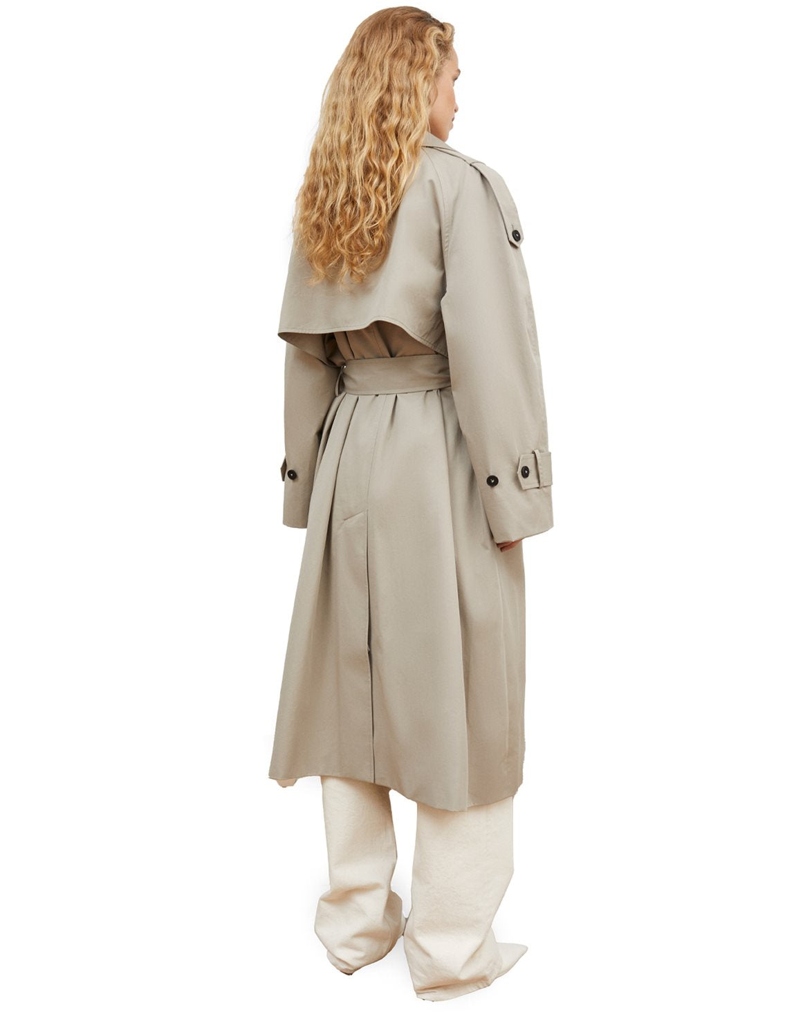 Mahsa Trenchcoat Stone Moss
