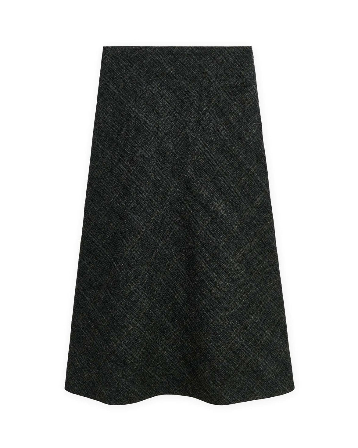 Mila Skirt Green Check Structure