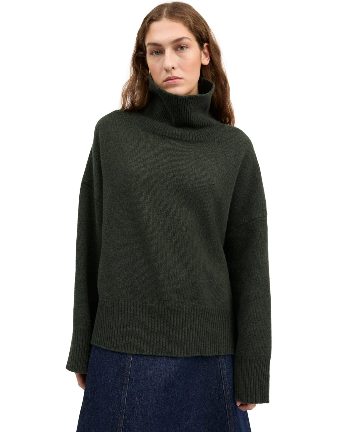 Silene Turtleneck Dark Green