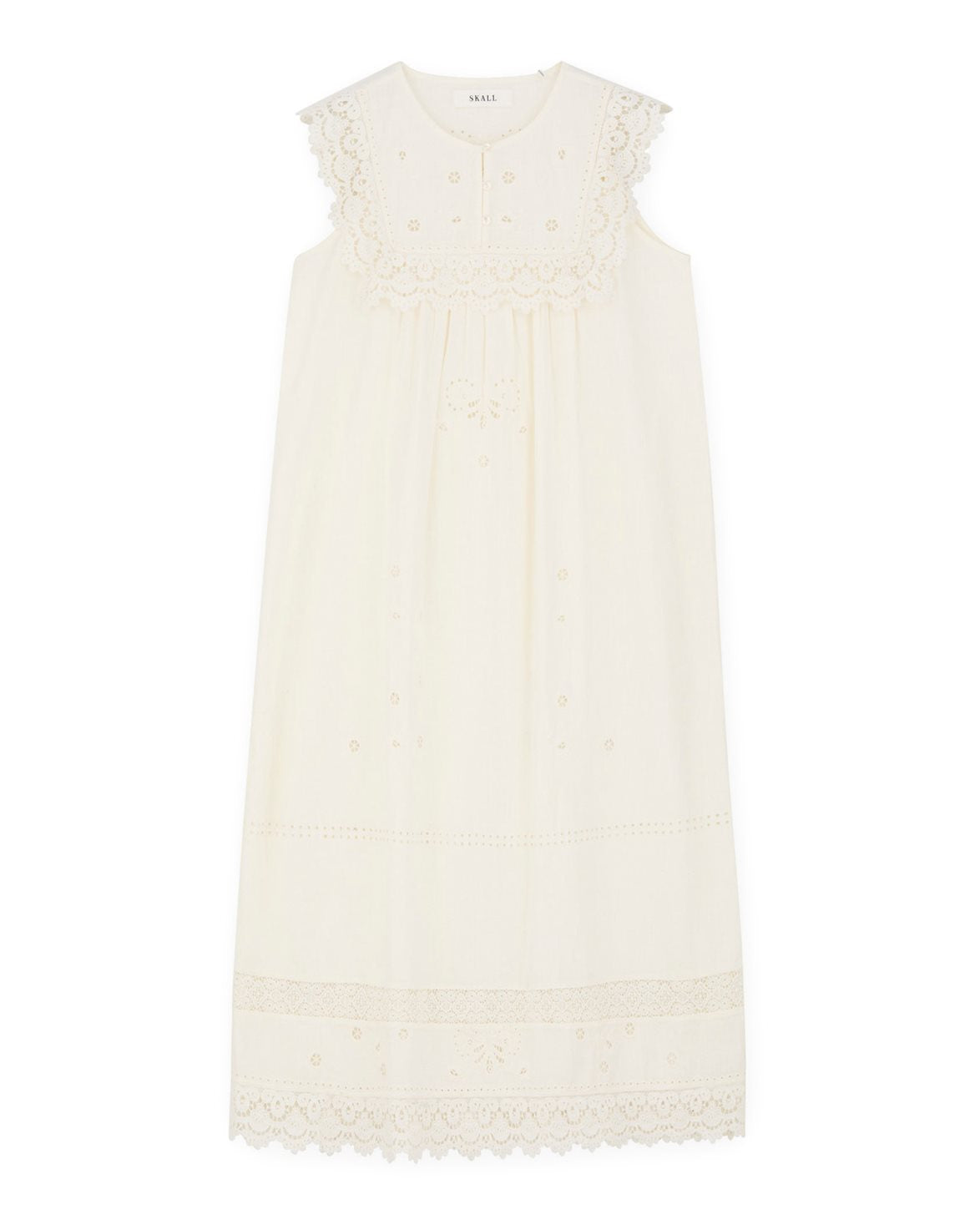 Tallulah Dress Antique White
