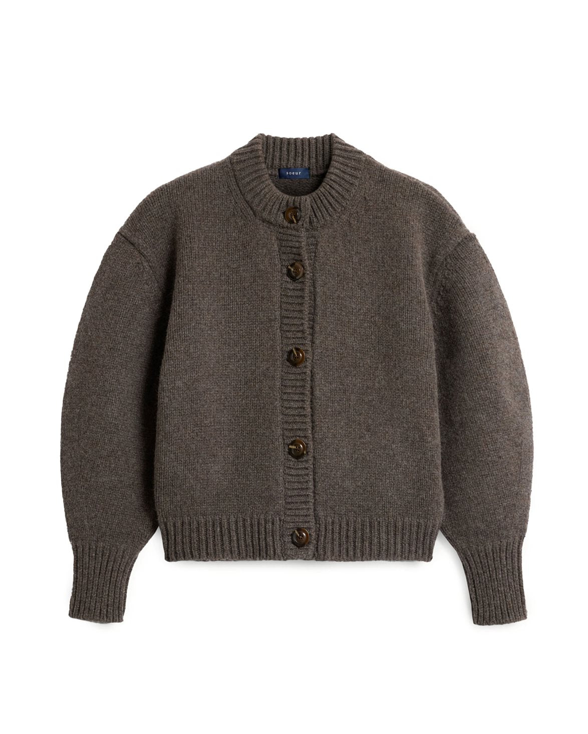 Leonard Cardigan Marron Glace