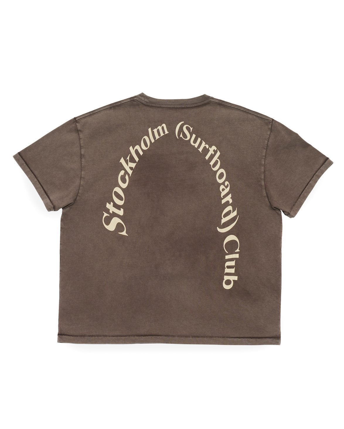 Box Tee Back Logo Hickory