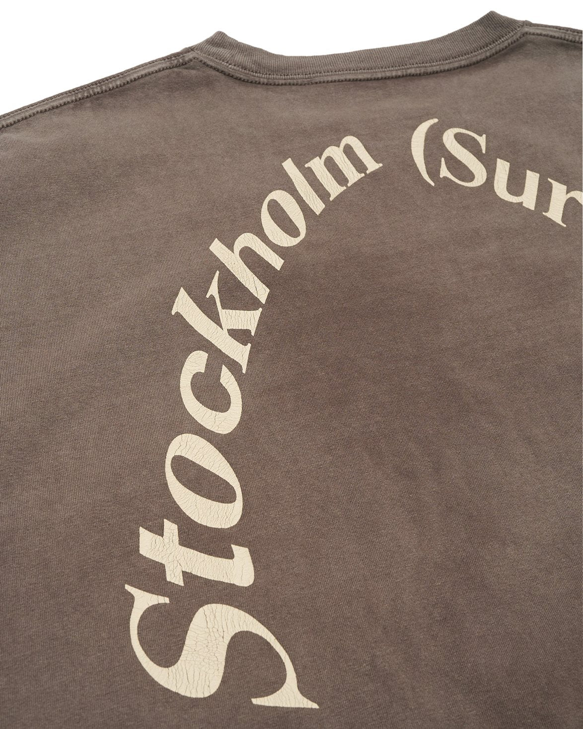 Box Tee Back Logo Hickory