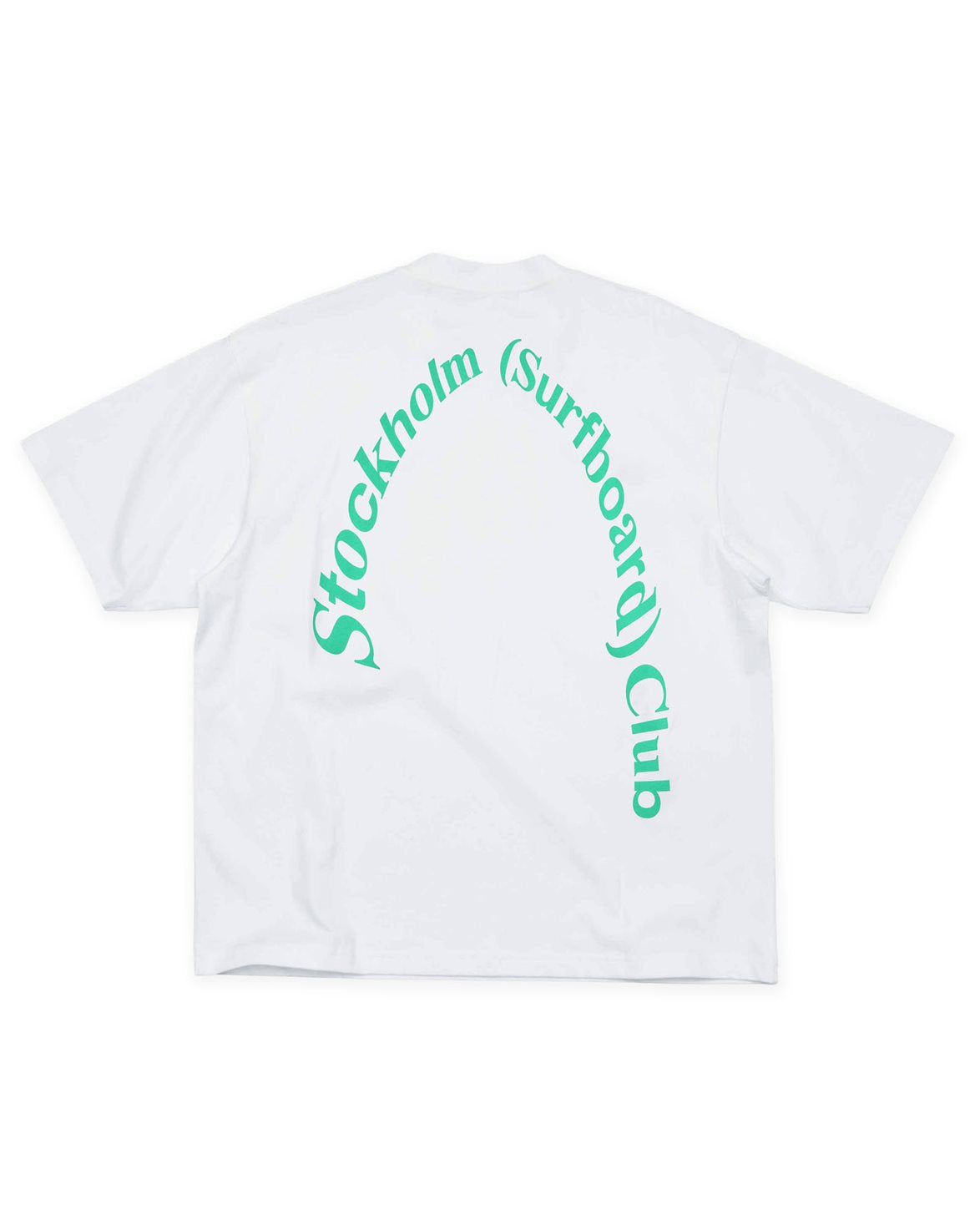 Box Tee Back Logo White/Green