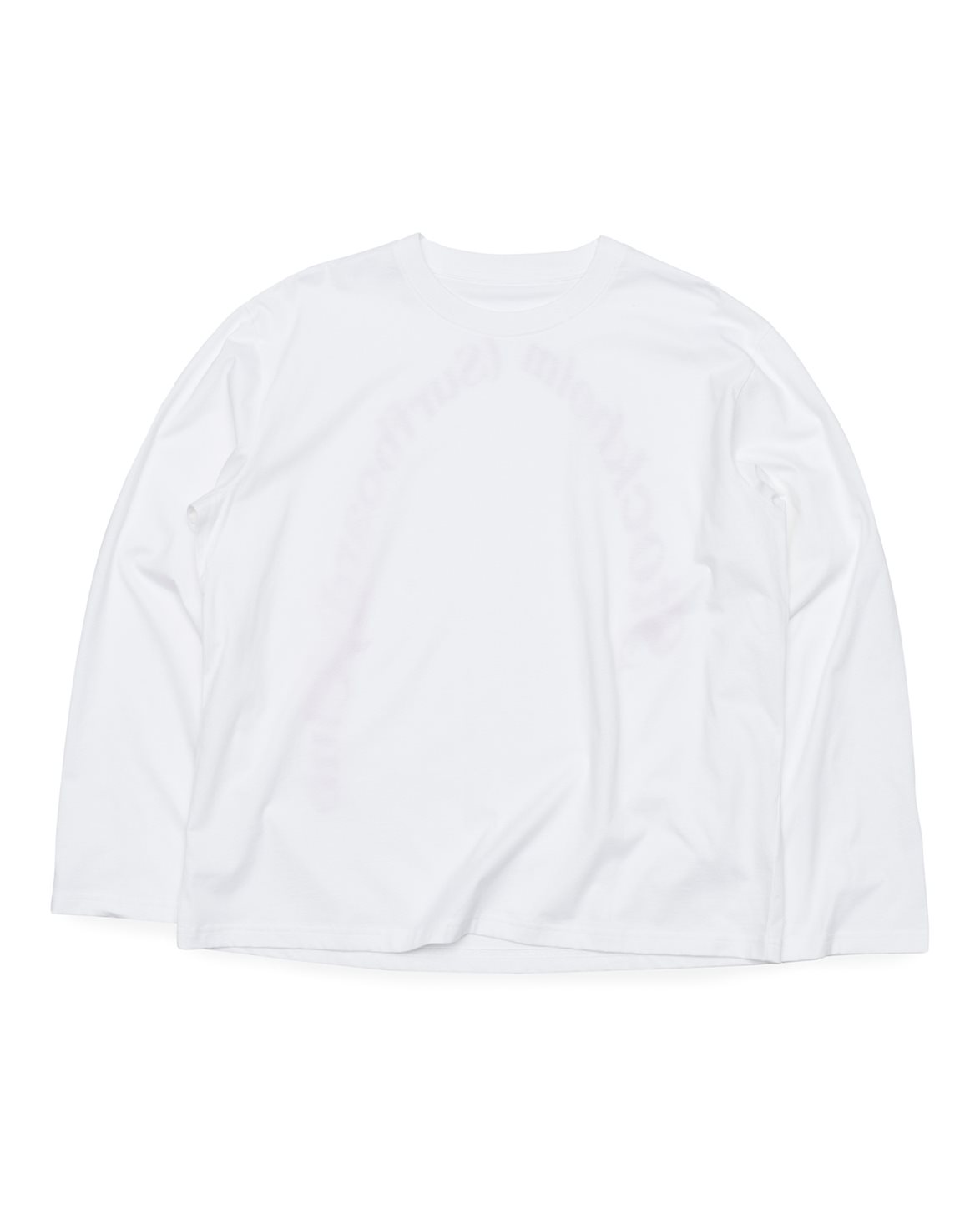 Greg Back Logo Long Sleeve White