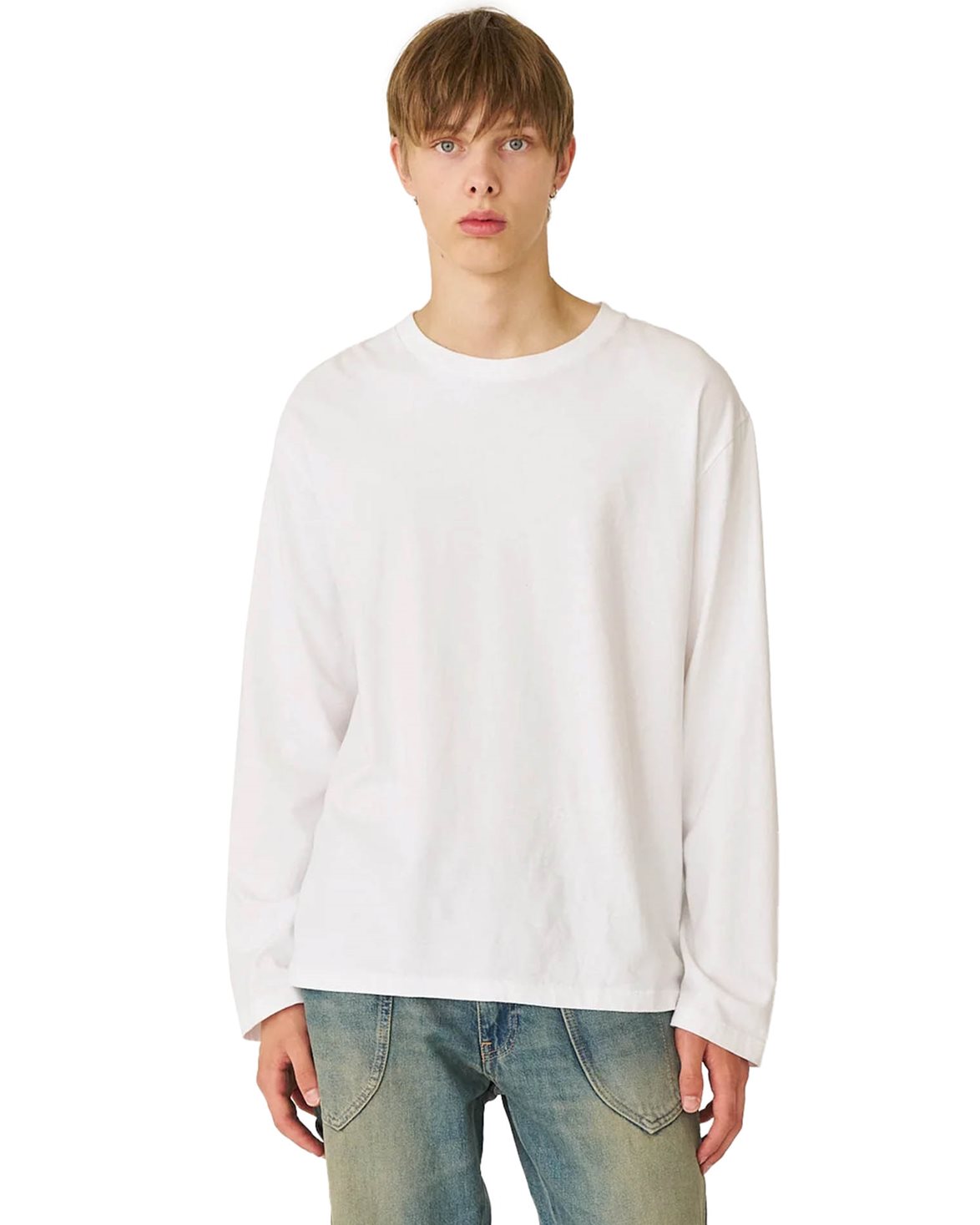 Greg Back Logo Long Sleeve White