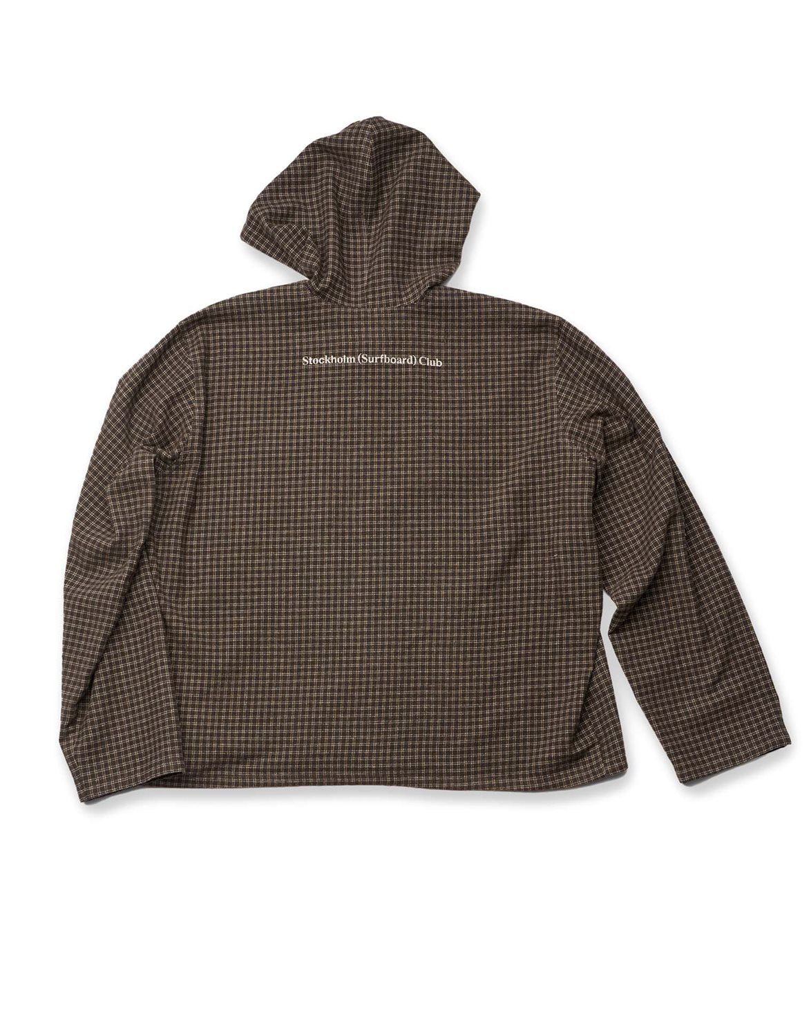 Merle Hooded Overshirt Check