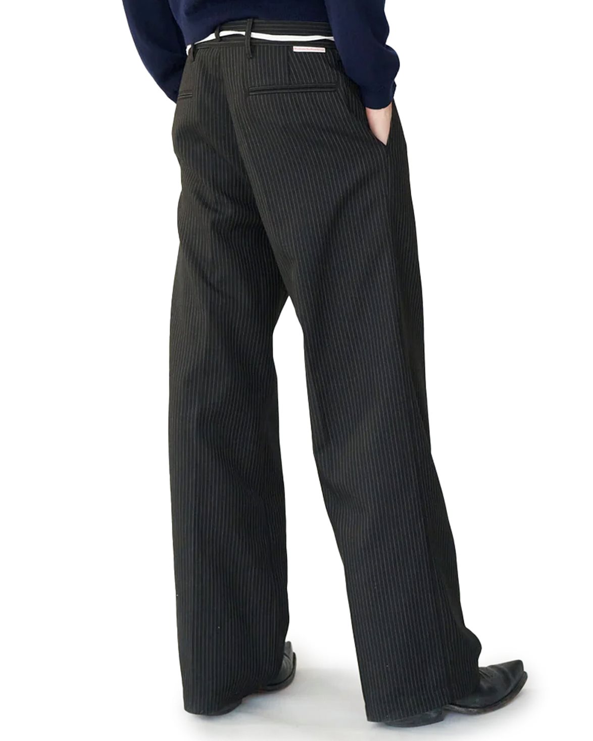 Sune Tailored Bootcut Trousers Pinstripe